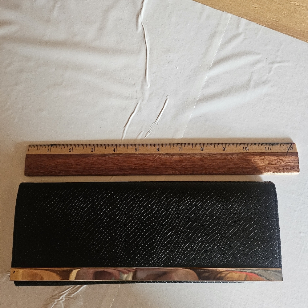 Bijoux Terner Black and gold clutch bag #eveningbag - Picture 5 of 5
